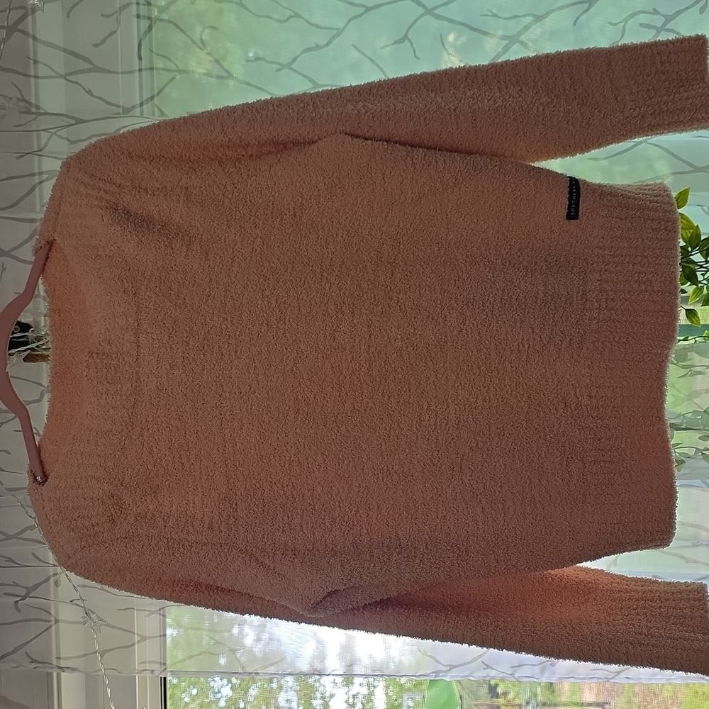 Southern Marsh Soft Blush Crew Neck Sweater